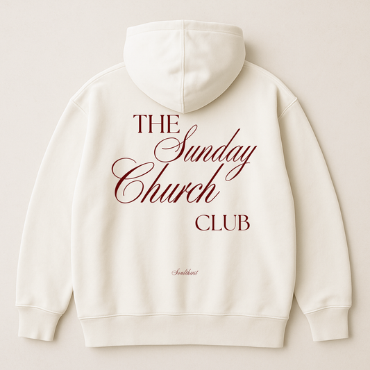 "Sunday Church Club" Premium Oversized Hoodie