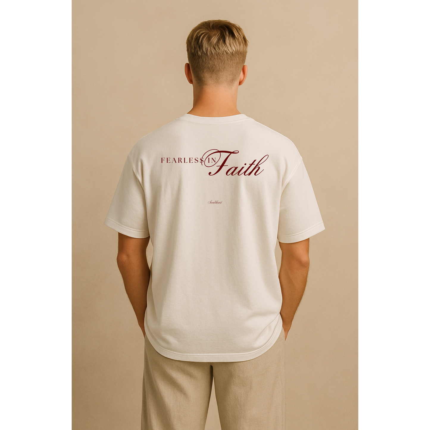 "Fearless in Faith" Premium Oversized Shirt