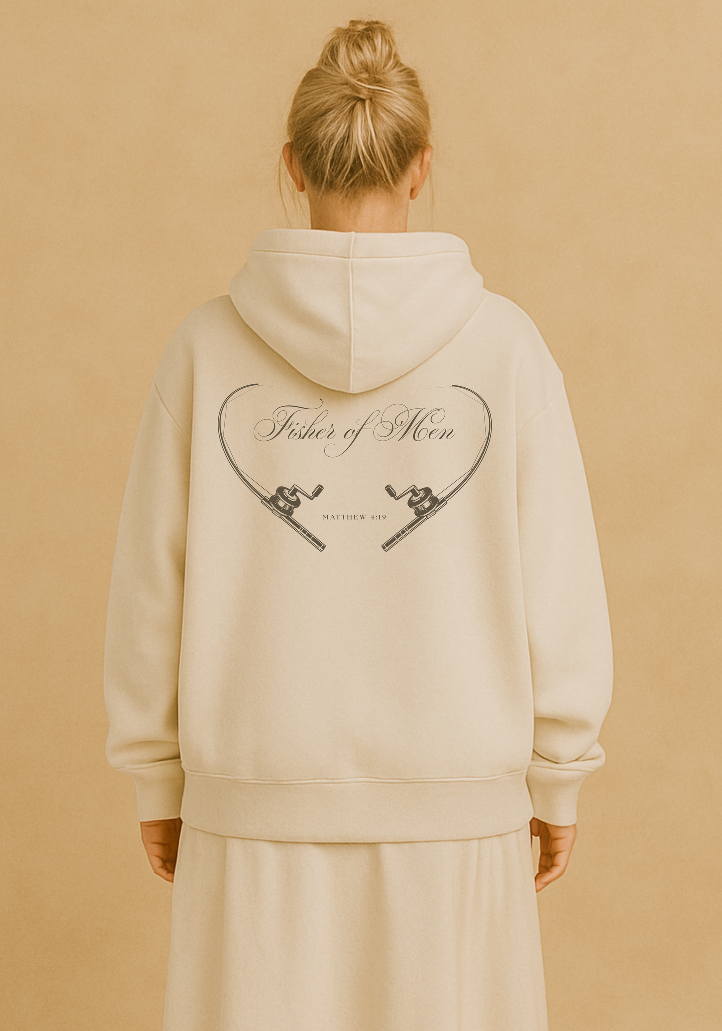 "Matthew 4:19 - Fisher of Men" Premium Oversized Hoodie