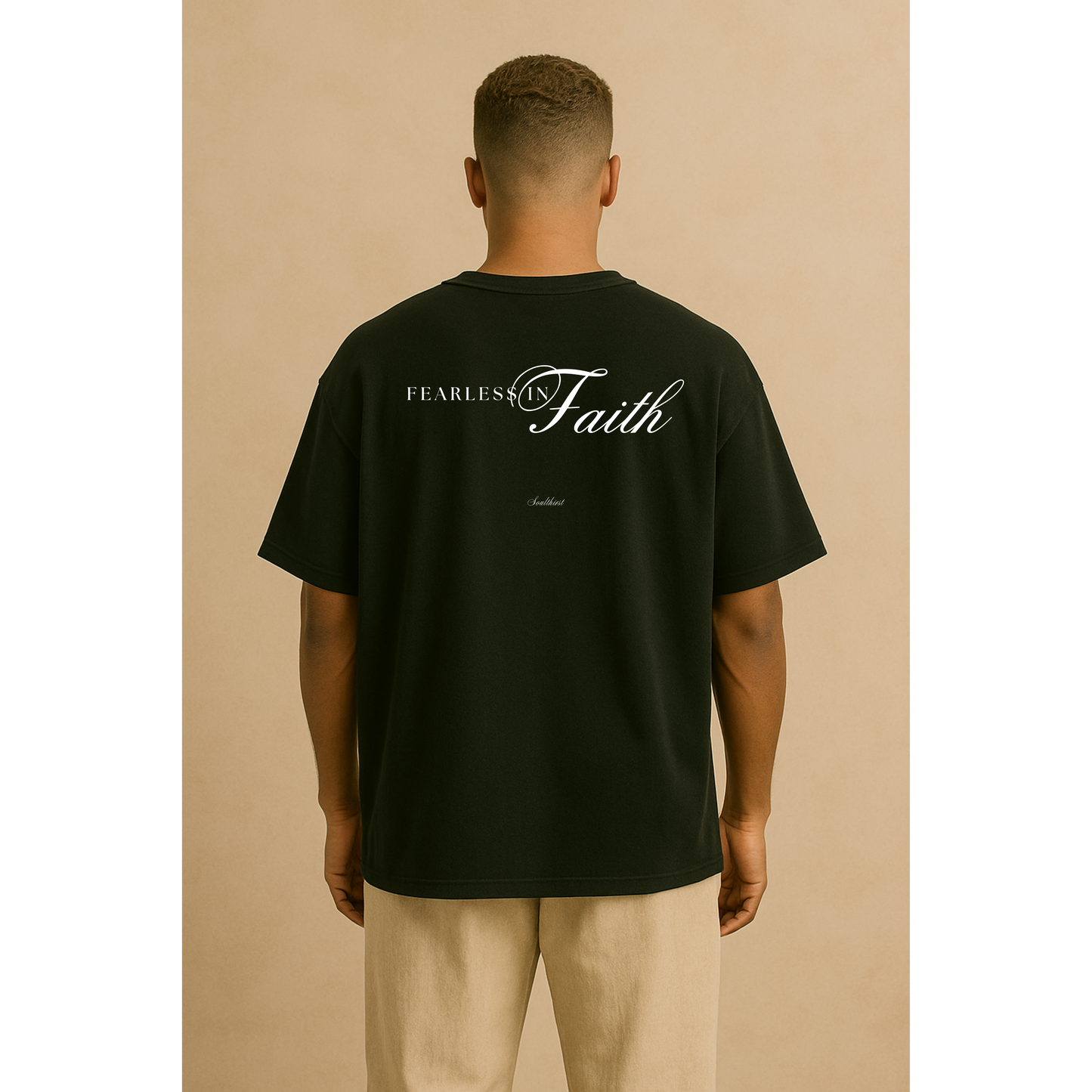 "Fearless in Faith" Premium Oversized Shirt