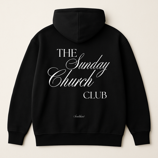 "Sunday Church Club" Premium Oversized Hoodie