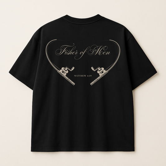 "Matthew 4:19 - Fisher of Men" Premium Oversized Shirt