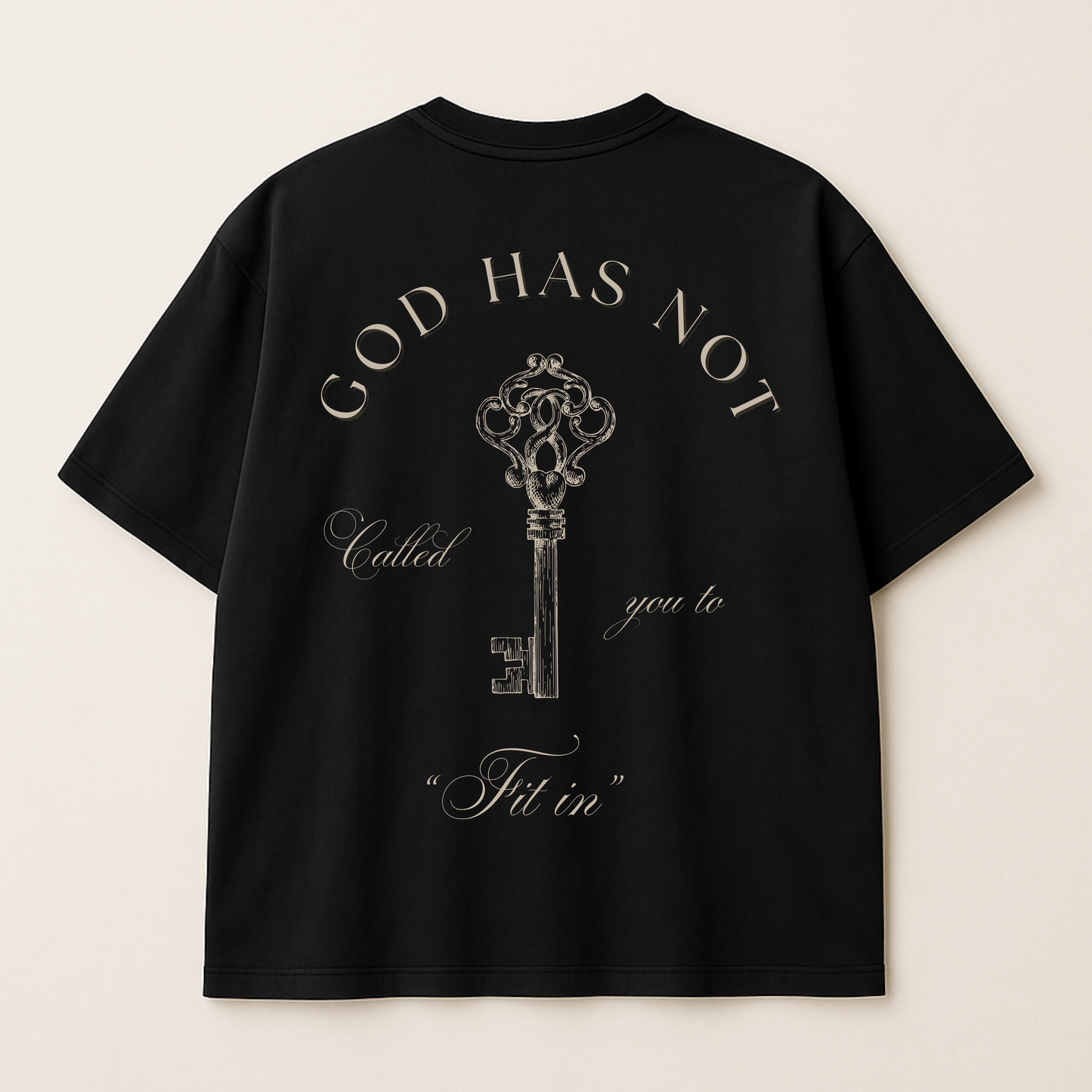 "Not Called To Fit In" Premium Oversized Shirt