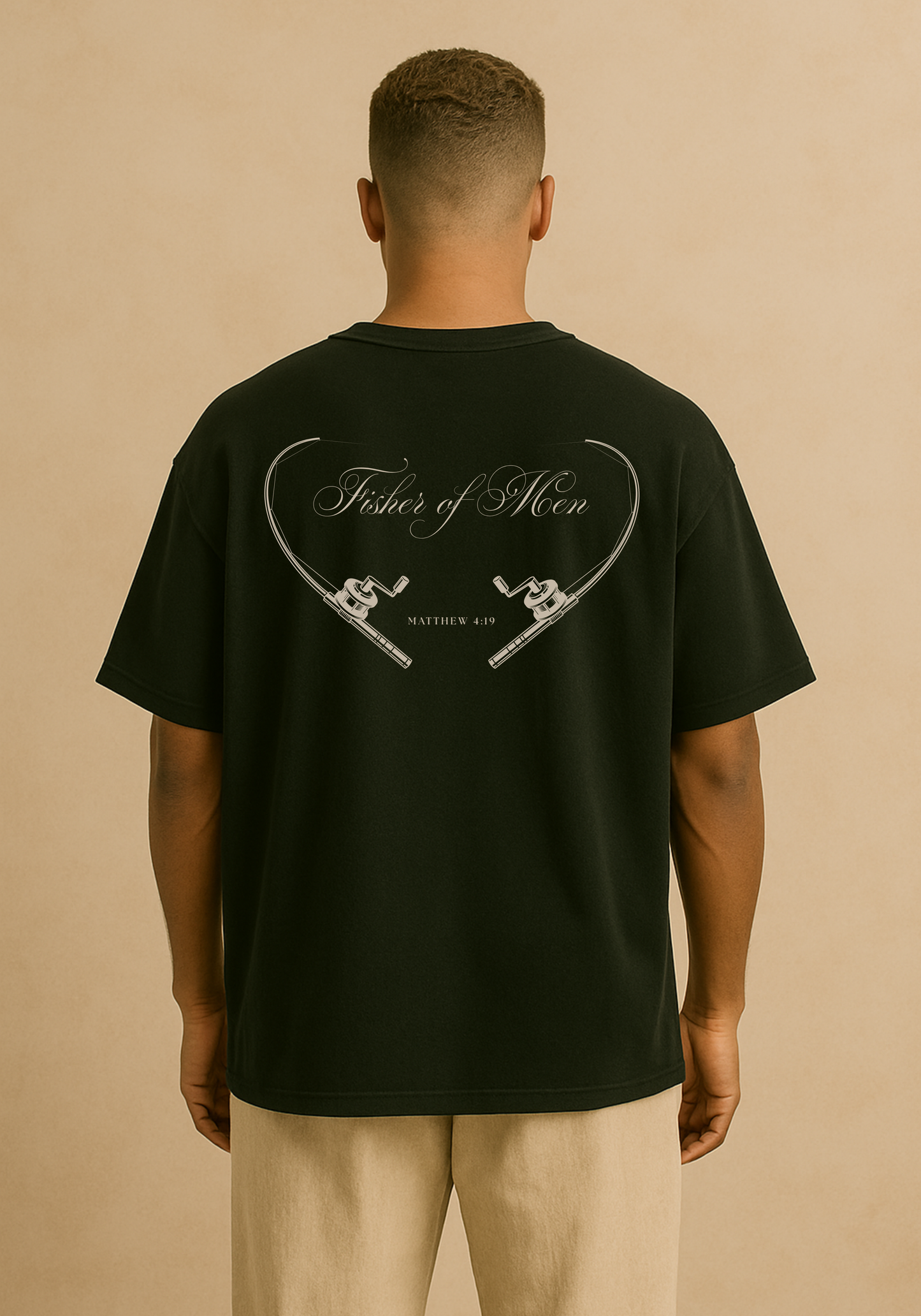 "Matthew 4:19 - Fisher of Men" Premium Oversized Shirt