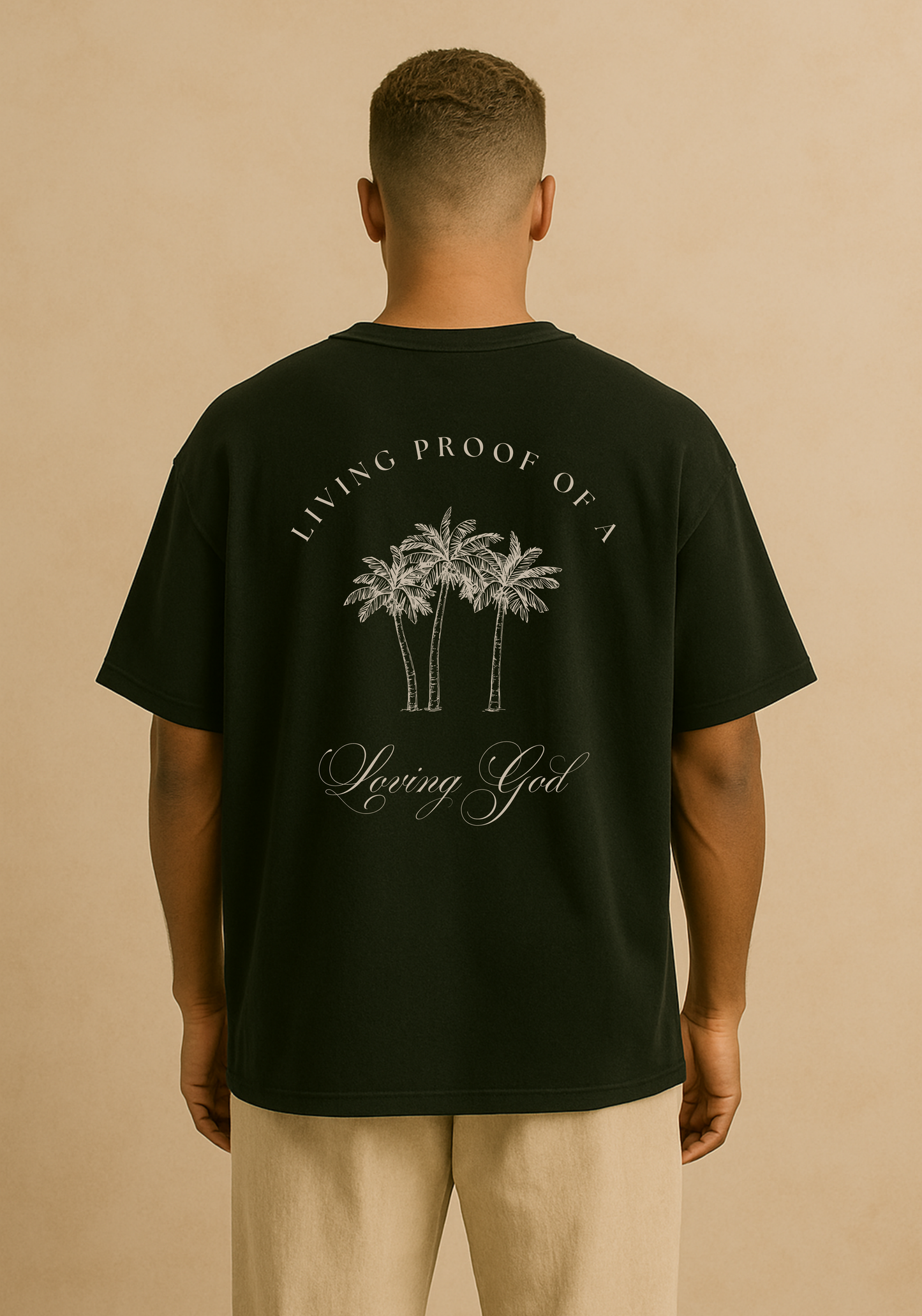 "Living Proof Loving God" Premium Oversized Shirt