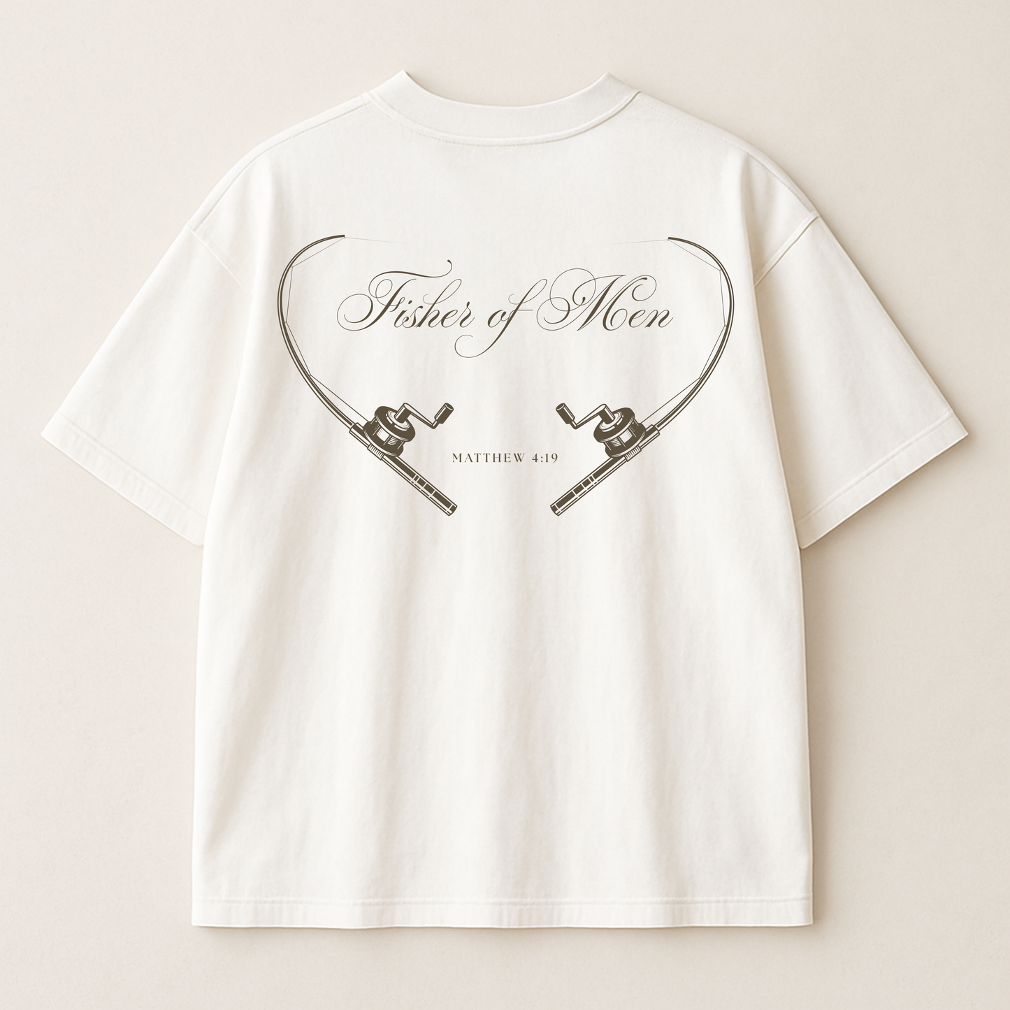"Matthew 4:19 - Fisher of Men" Premium Oversized Shirt