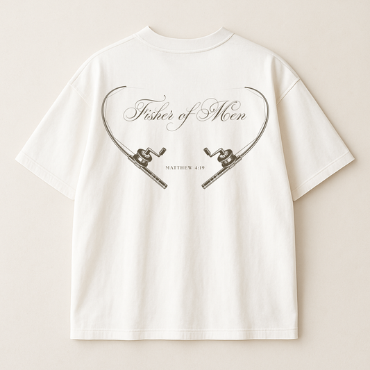 "Matthew 4:19 - Fisher of Men" Premium Oversized Shirt