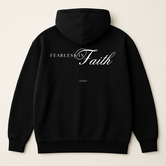 "Fearless in Faith" Premium Oversized Hoodie