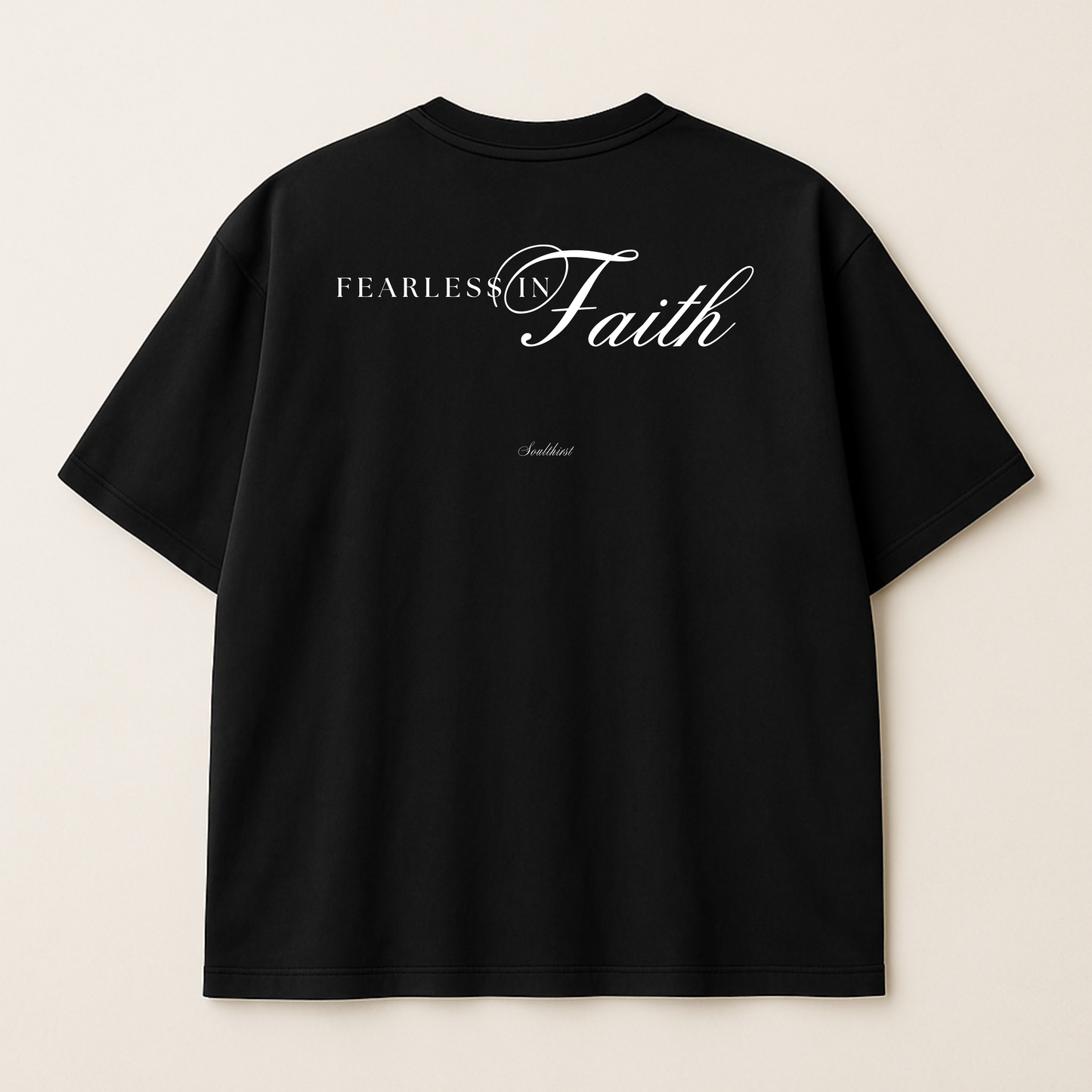 "Fearless in Faith" Premium Oversized Shirt