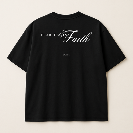 "Fearless in Faith" Premium Oversized Shirt