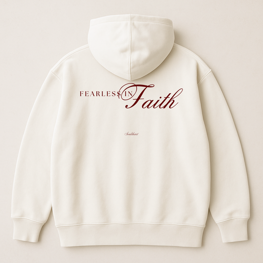 "Fearless in Faith" Premium Oversized Hoodie