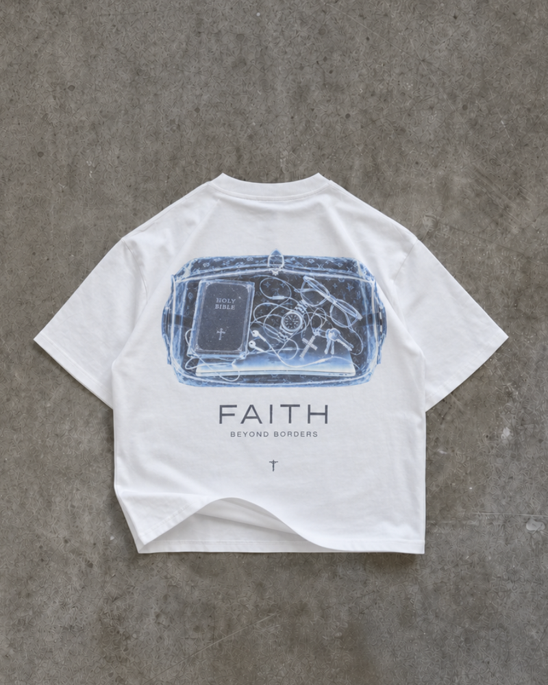 "FAITH BEYOND BORDERS" TEE