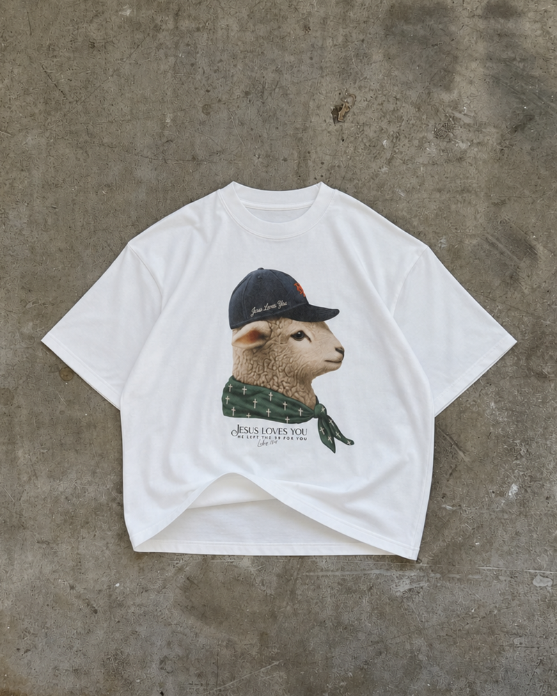"JESUS LOVES YOU SHEEP" TEE
