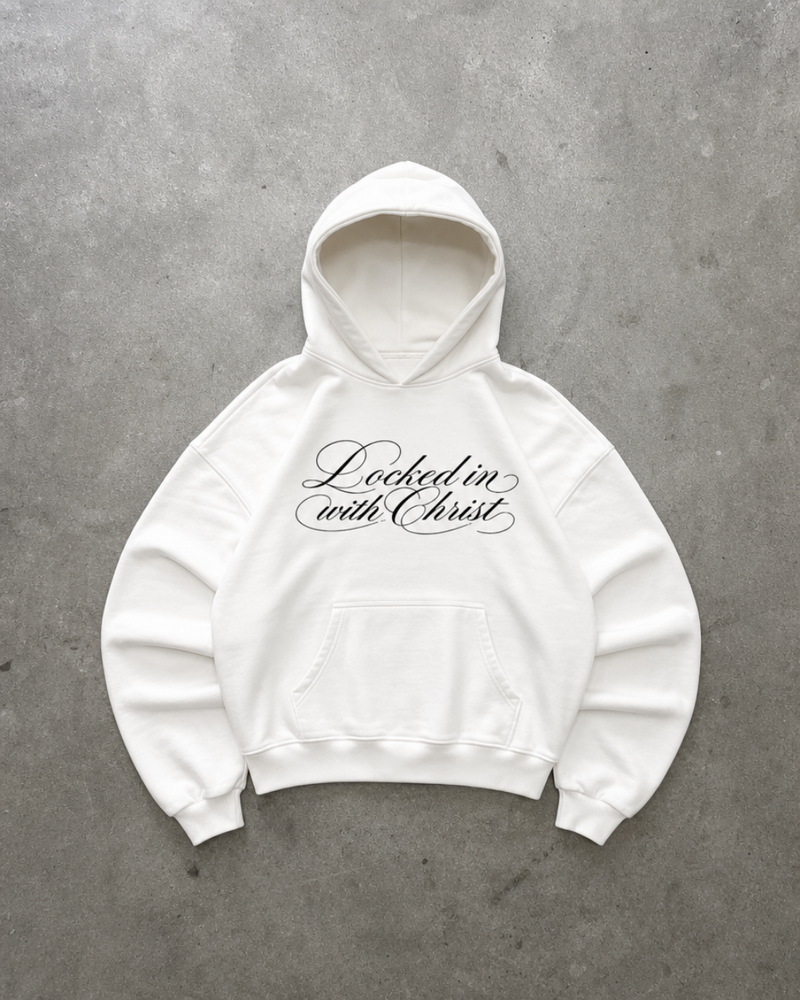 "LOCKED IN WITH CHRIST" HOODIE