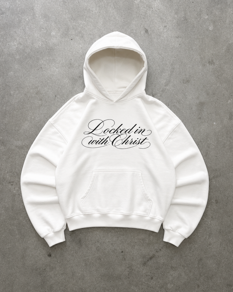 "LOCKED IN WITH CHRIST" HOODIE