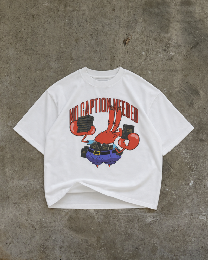 "MR KRABS LOVES BIBLES" TEE