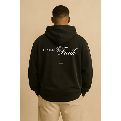 "Fearless in Faith" Premium Oversized Hoodie