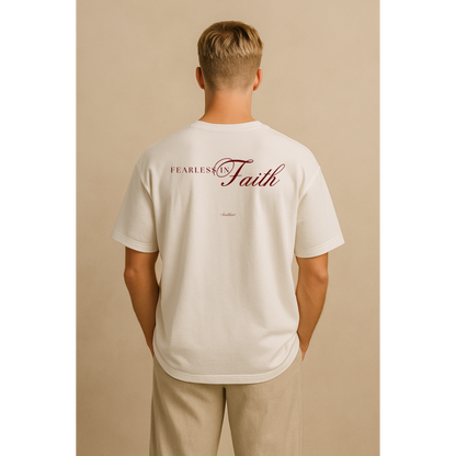 "Fearless in Faith" Premium Oversized Shirt