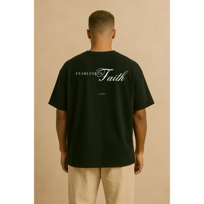 "Fearless in Faith" Premium Oversized Shirt