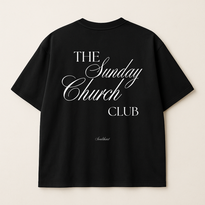 "Sunday Church Club" Premium Oversized Shirt