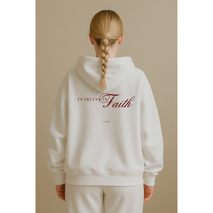 "Fearless in Faith" Premium Oversized Hoodie