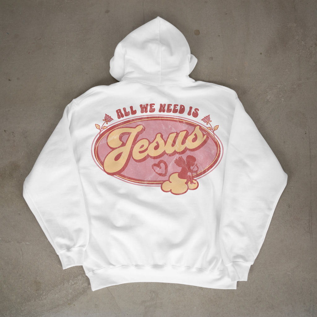 "All we need is Jesus" Premium Oversized Hoodie