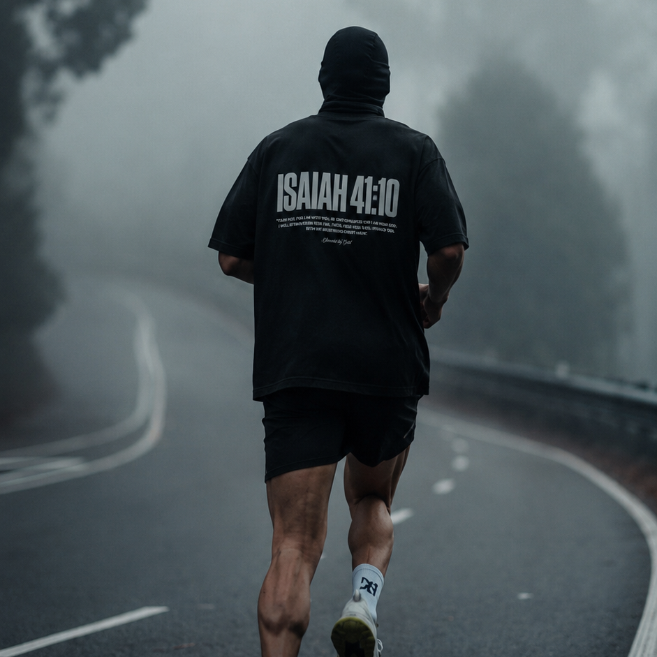"ISAIAH 41:10" PREMIUM OVERSIZED TEE