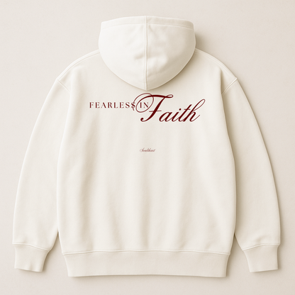 "Fearless in Faith" Premium Oversized Hoodie