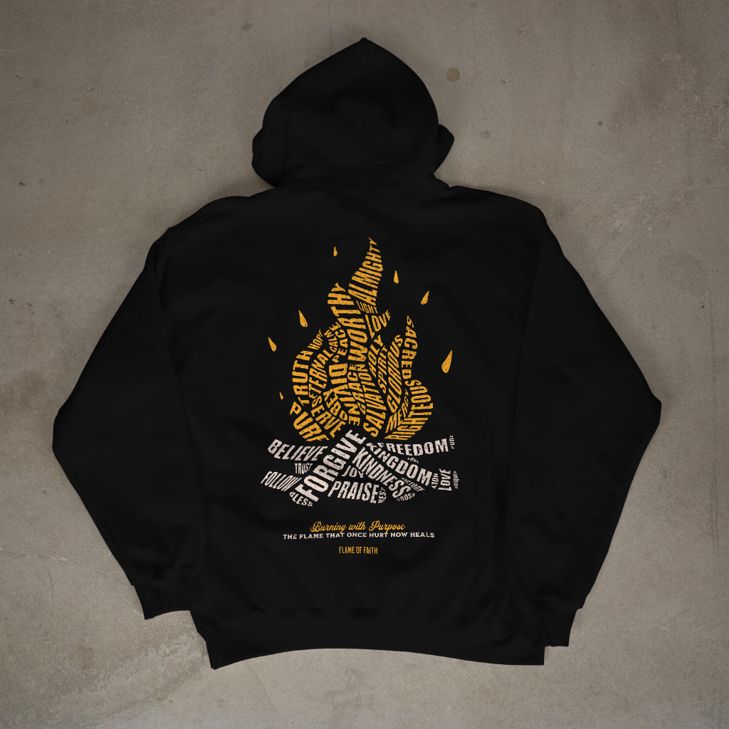 "Flame of Faith" Premium Oversized Hoodie