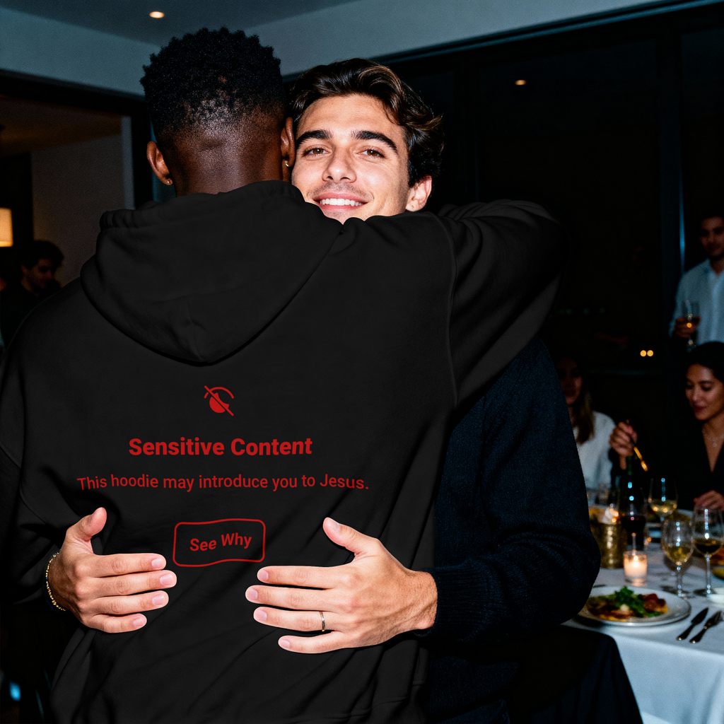 "Sensitive Content" Premium Oversized Hoodie
