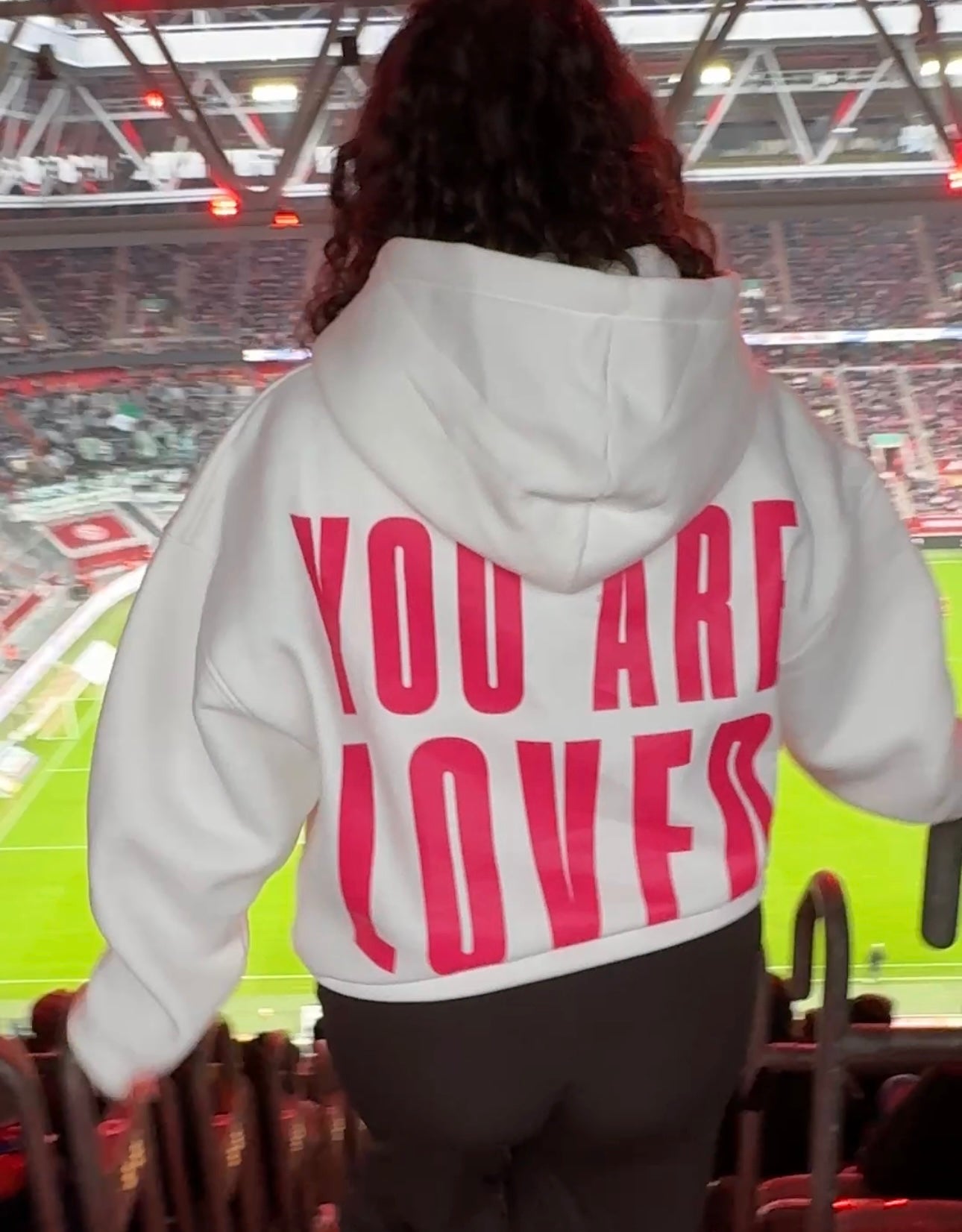 "You are Loved" Bold Premium Oversized Hoodie