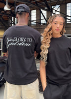 "ALL GLORY TO GOD ALONE" Premium Oversized Shirt