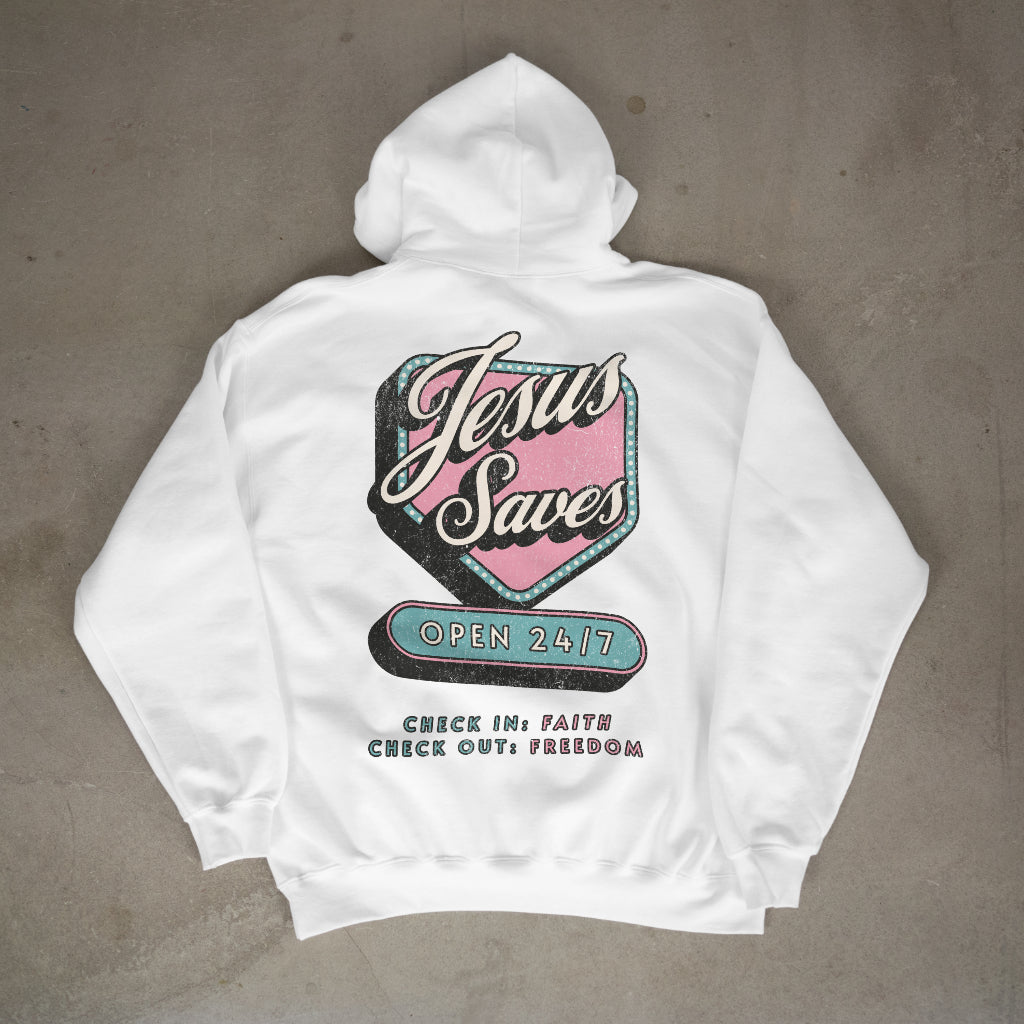 "Jesus Saves" Premium Oversized Hoodie