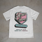 "Jesus Saves" Premium Oversized Shirt