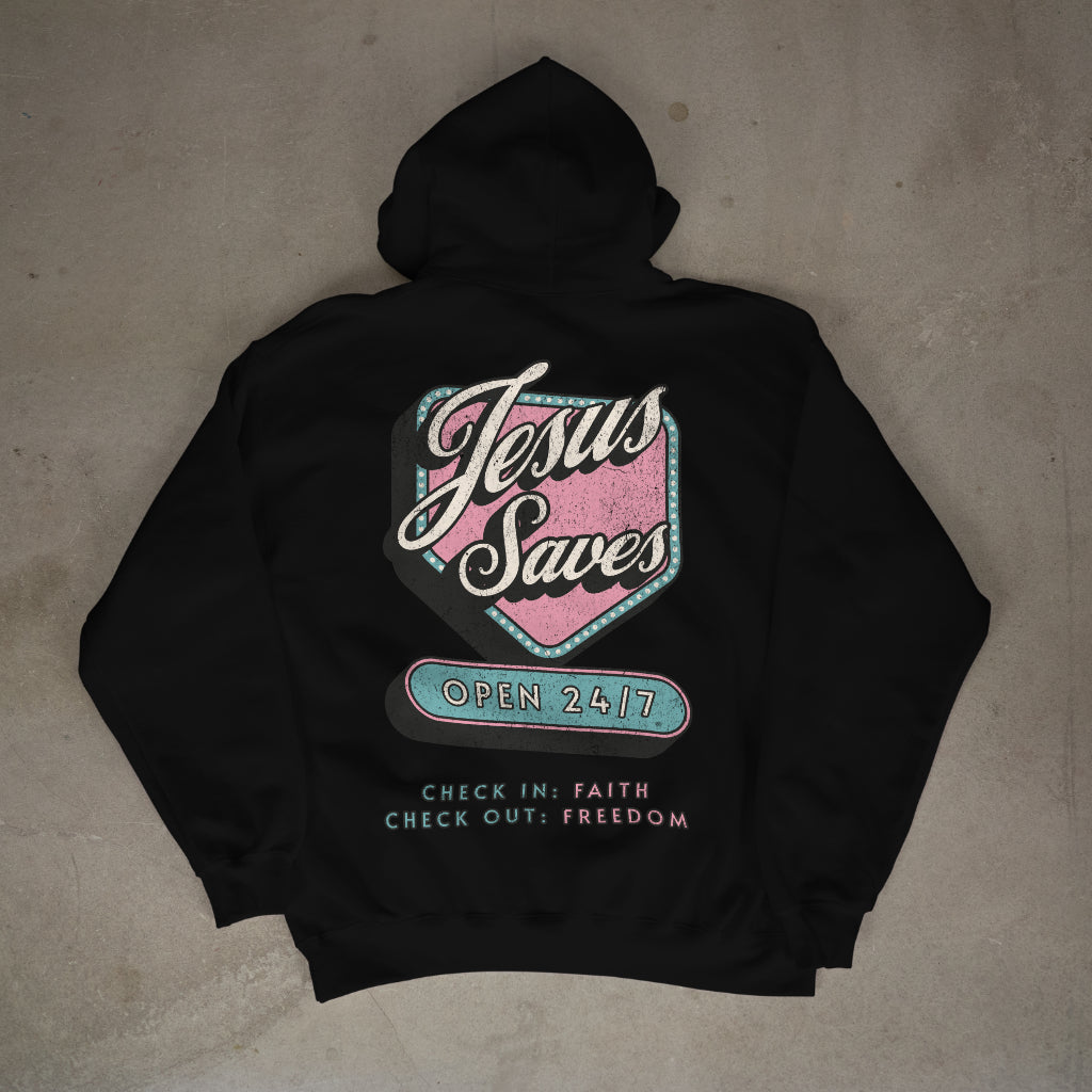 "Jesus Saves" Premium Oversized Hoodie