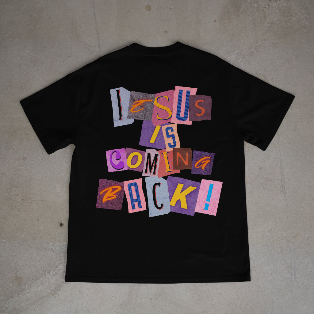 "Jesus is coming back" Premium Oversized Shirt