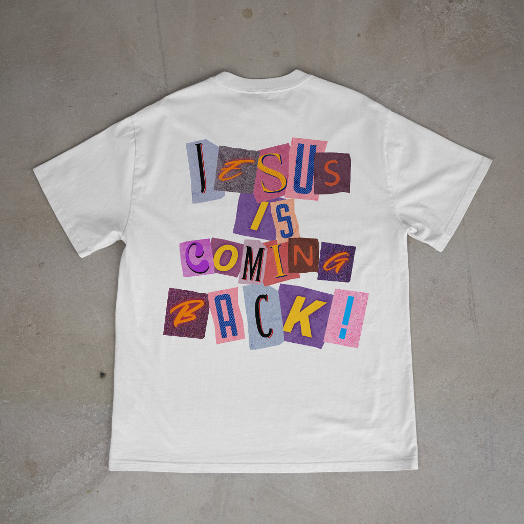 "Jesus is coming back" Premium Oversized Shirt