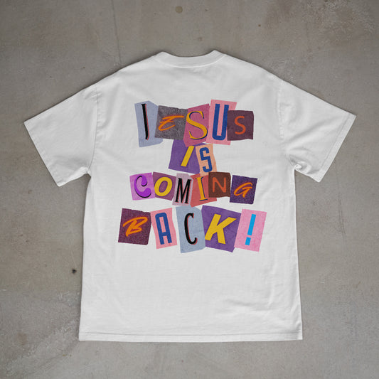 "Jesus is coming back" Premium Oversized Shirt