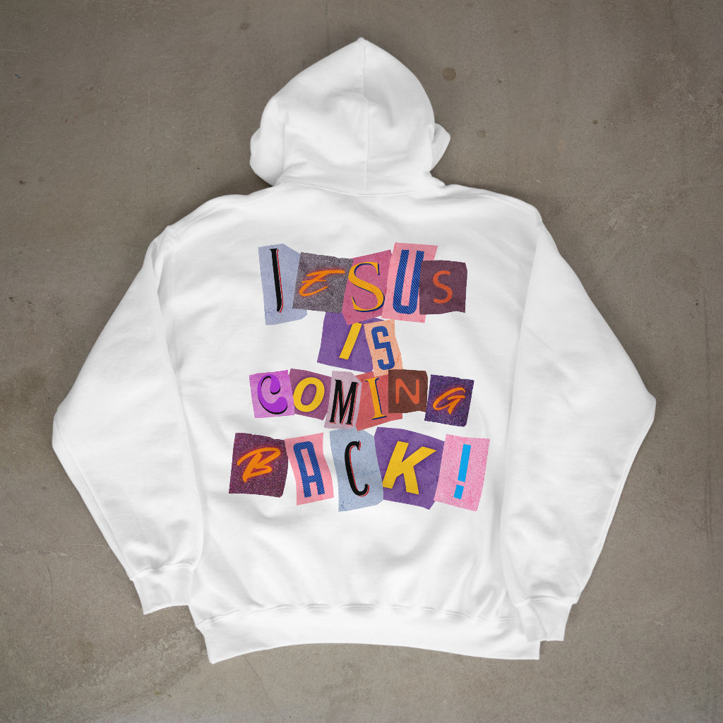 "Jesus is coming back" Premium Oversized Hoodie