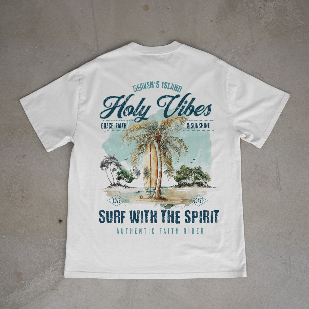 "Holy Vibes" Premium Oversized Shirt