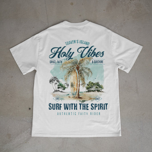 "Holy Vibes" Premium Oversized Shirt