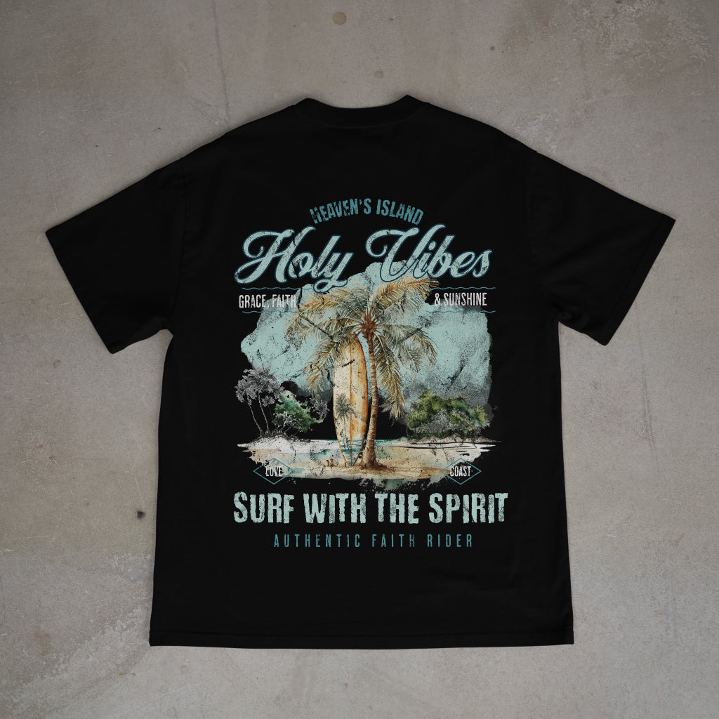 "Holy Vibes" Premium Oversized Shirt