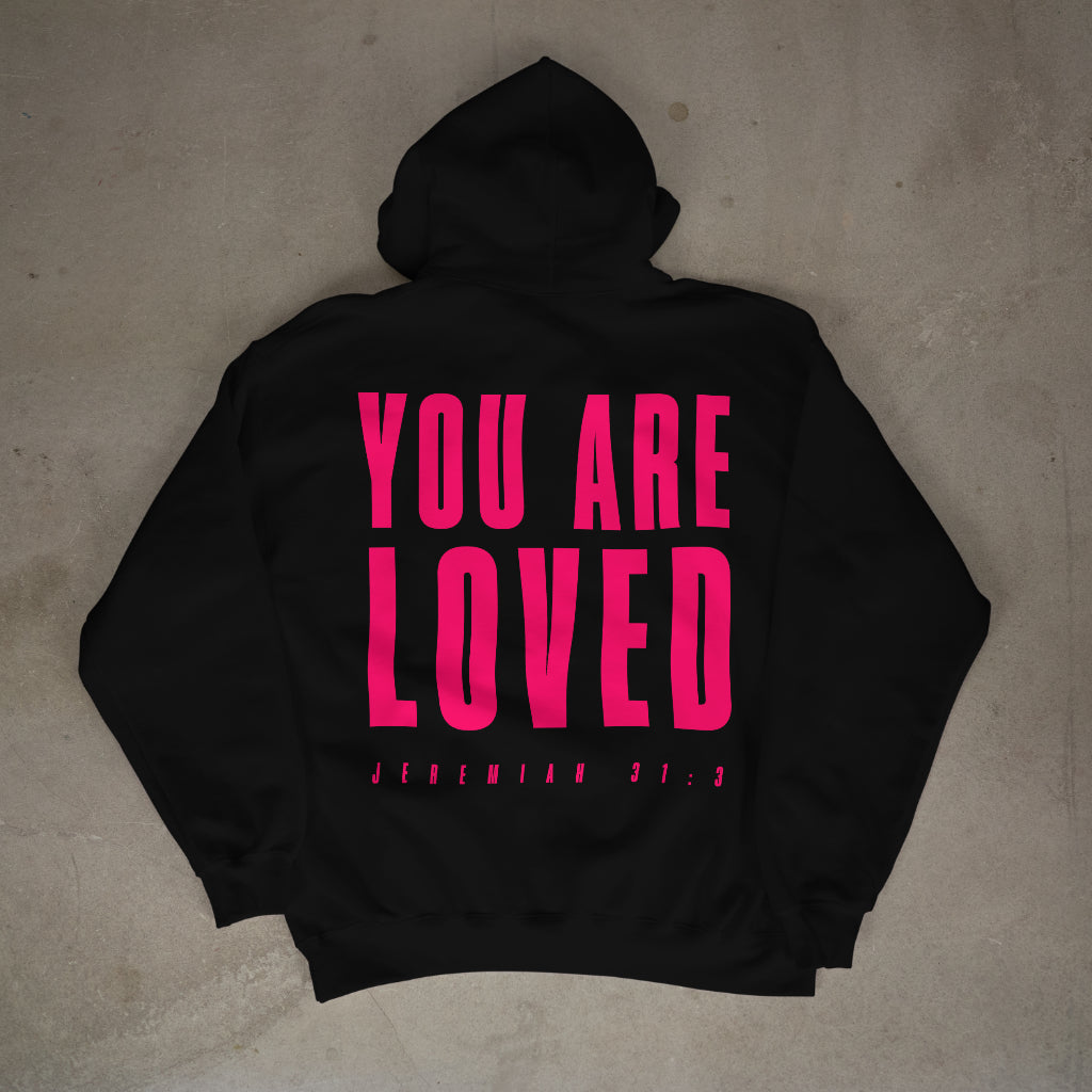 "You are Loved" Bold Premium Oversized Hoodie