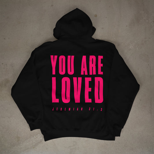 "You are Loved" Bold Premium Oversized Hoodie