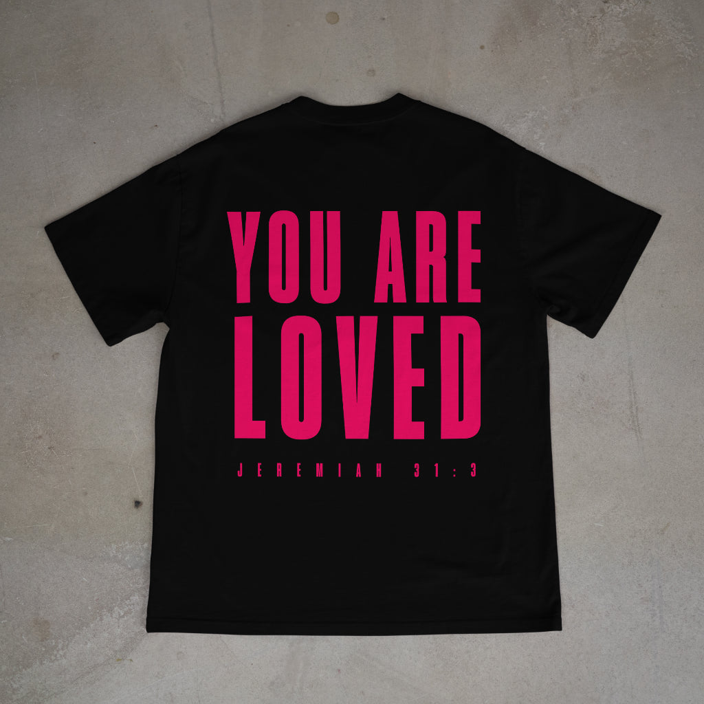 "You are Loved" Bold Premium Oversized Shirt