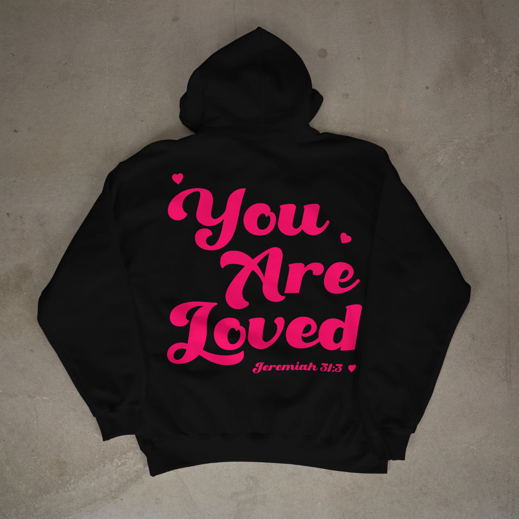 "You are Loved" Cute Premium Oversized Hoodie