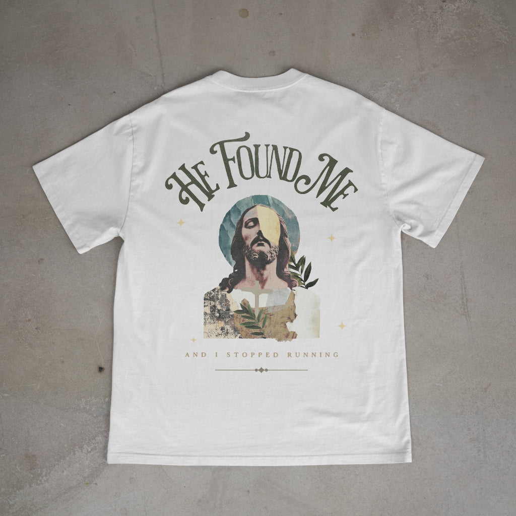 "He Found Me" Premium Oversized Shirt