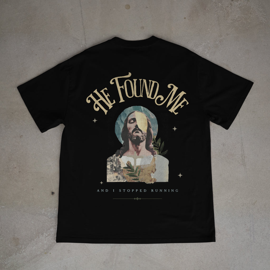 "He Found Me" Premium Oversized Shirt