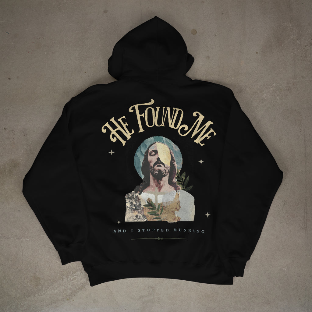 "He Found Me" Premium Oversized Hoodie