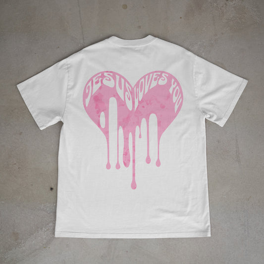 "Jesus Loves You" Premium Oversized Shirt